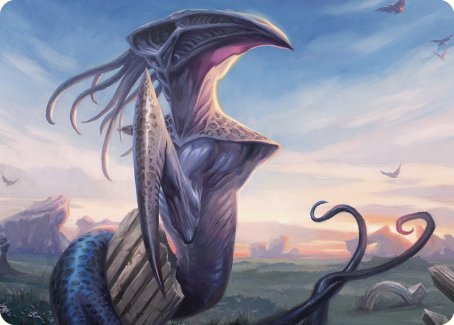 Sentinel Sliver Art Card [Commander Masters Art Series] Magic: The Gathering