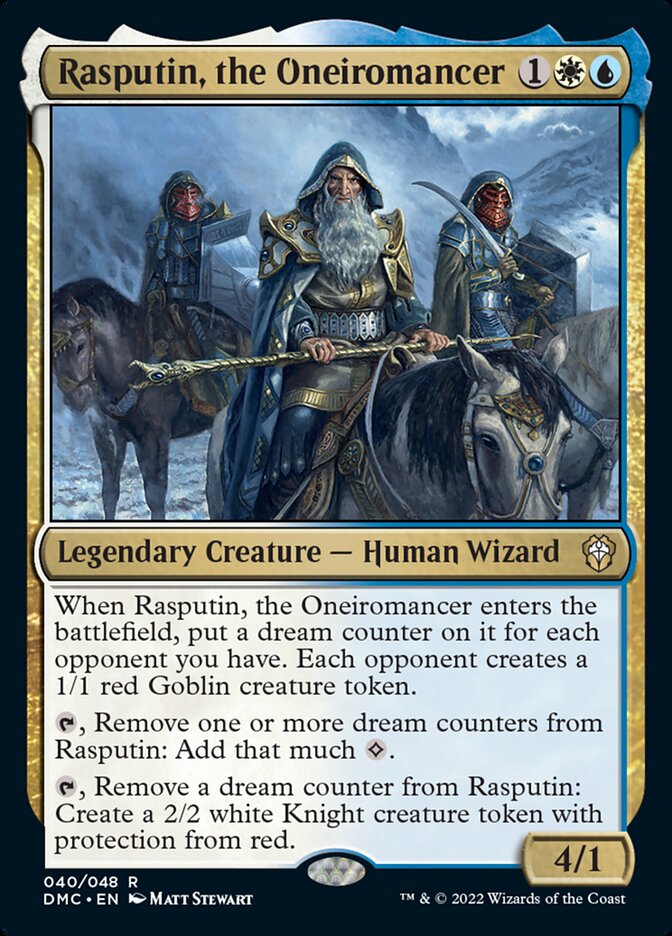 Rasputin, the Oneiromancer [Dominaria United Commander] Magic: The Gathering
