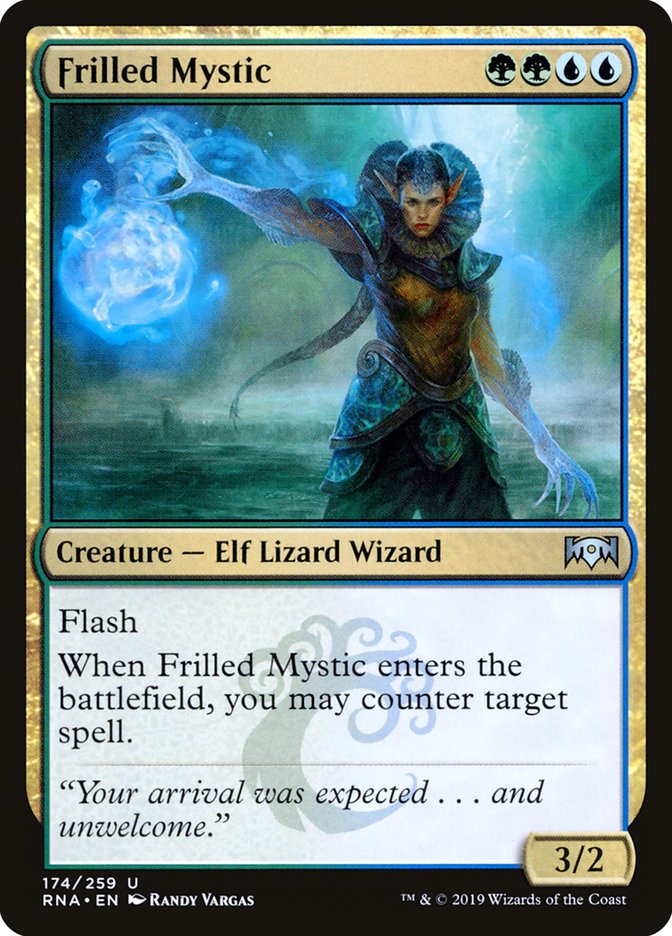 Frilled Mystic [Ravnica Allegiance] Magic: The Gathering