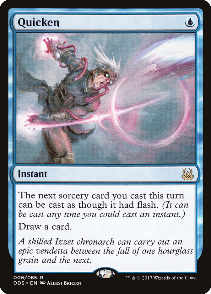 Quicken [Duel Decks: Mind vs. Might] Magic: The Gathering
