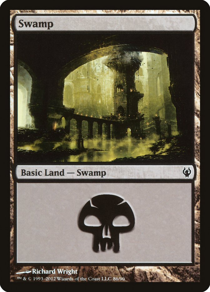 Swamp (86) [Duel Decks: Izzet vs. Golgari] Magic: The Gathering