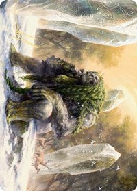 Svella, Ice Shaper Art Card (Gold-Stamped Signature) [Kaldheim Art Series] Magic: The Gathering