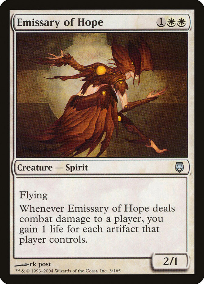 Emissary of Hope [Darksteel] Magic: The Gathering