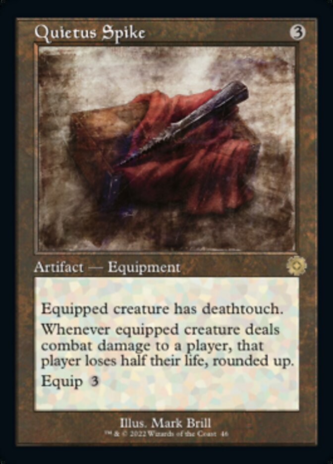 Quietus Spike (Retro) [The Brothers' War Retro Artifacts] Magic: The Gathering
