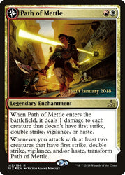 Path of Mettle // Metzali, Tower of Triumph [Rivals of Ixalan Prerelease Promos] Magic: The Gathering