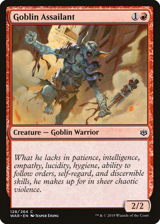 Goblin Assailant [War of the Spark] Magic: The Gathering