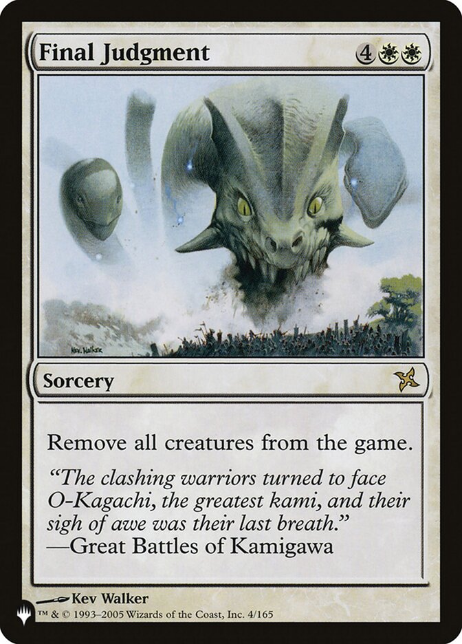 Final Judgment [The List] Magic: The Gathering