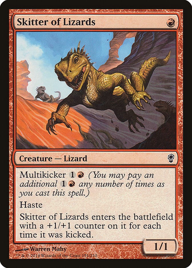 Skitter of Lizards [Conspiracy] Magic: The Gathering