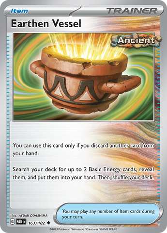 Earthen Vessel (163/182) [Scarlet & Violet: Paradox Rift] - Pokemon Cards For Your TCG Needs!