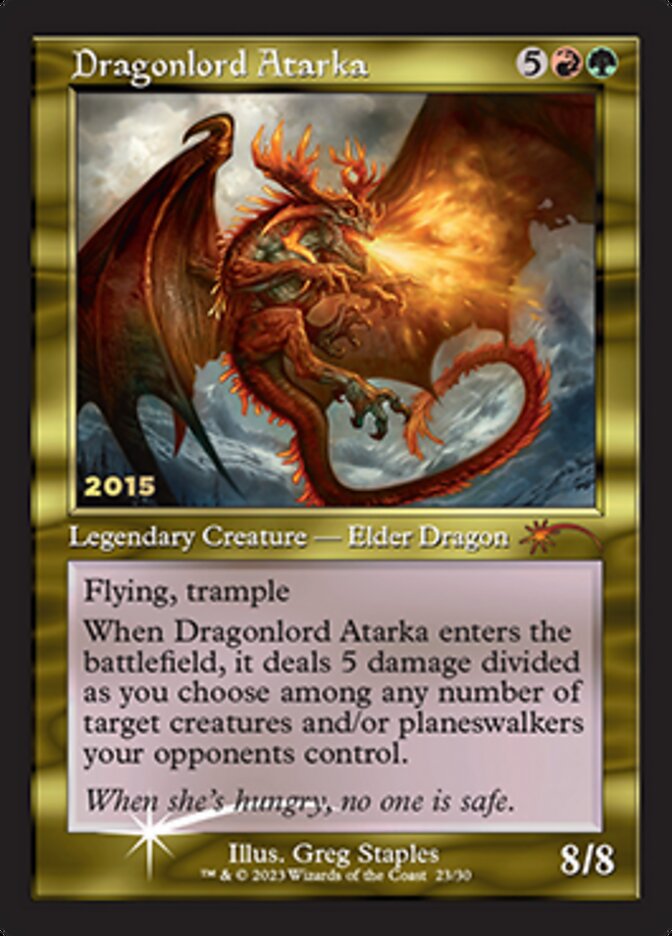 Dragonlord Atarka [30th Anniversary Promos] Magic: The Gathering