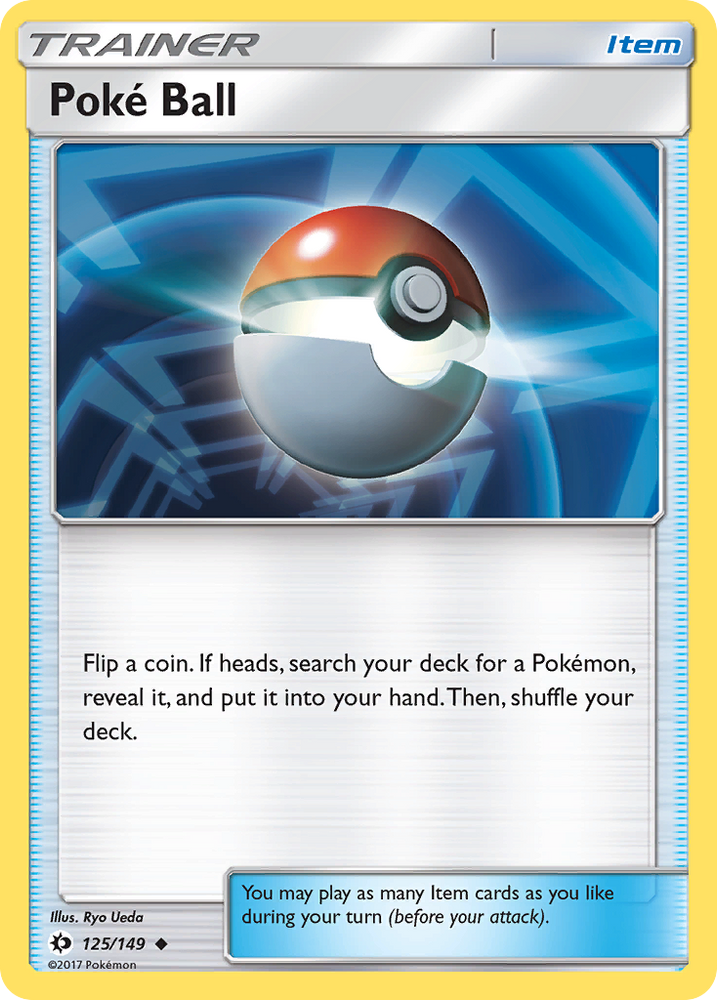 Poke Ball (125/149) [Sun & Moon: Base Set] Pokémon
