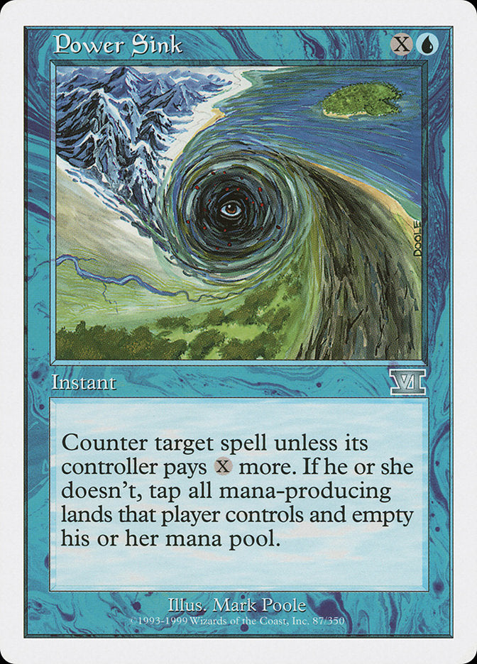 Power Sink [Classic Sixth Edition] Magic: The Gathering