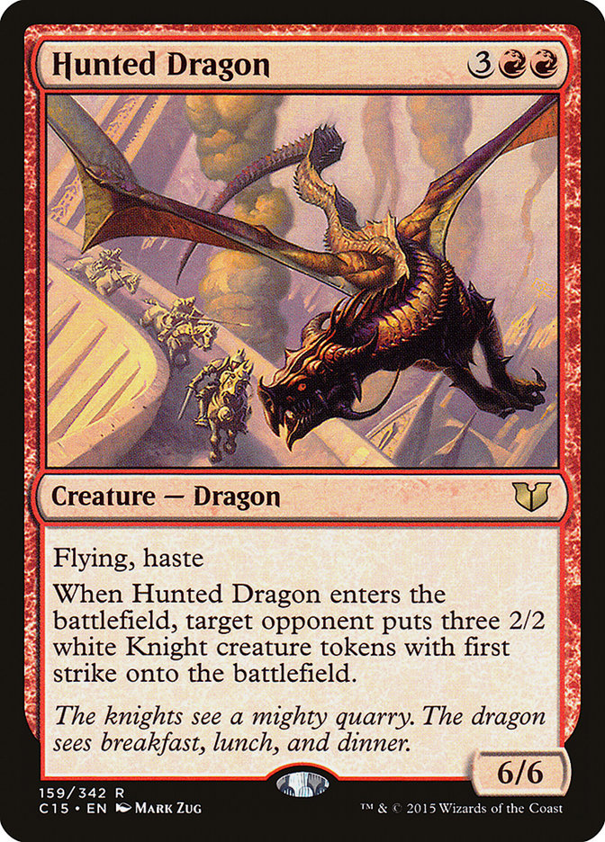 Hunted Dragon [Commander 2015] Magic: The Gathering