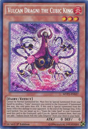 Vulcan Dragni the Cubic King [MVP1-ENS37] Secret Rare - Yugioh Cards For Your TCG Needs!