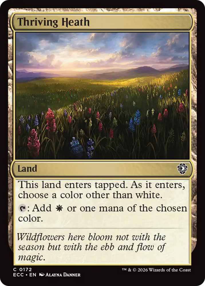 Thriving Heath [Lorwyn Eclipsed Commander] Magic: The Gathering