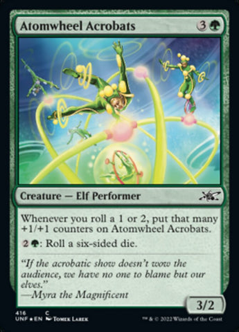 Atomwheel Acrobats (Galaxy Foil) [Unfinity] Magic: The Gathering