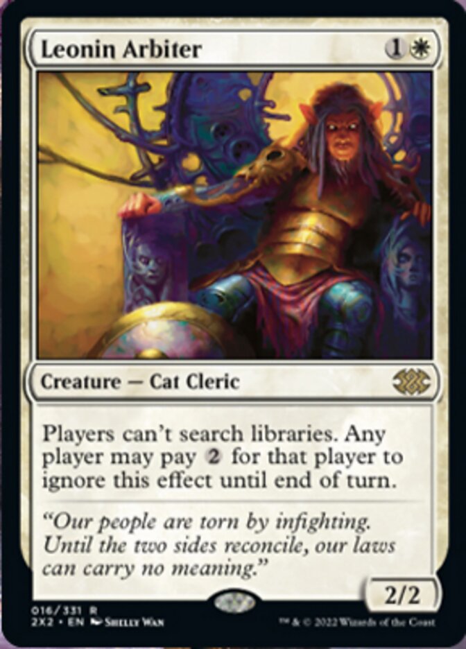 Leonin Arbiter [Double Masters 2022] Magic: The Gathering