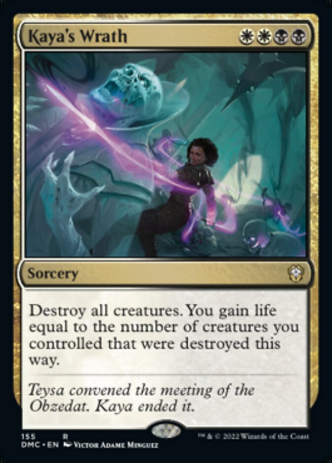 Kaya's Wrath [Dominaria United Commander] Magic: The Gathering