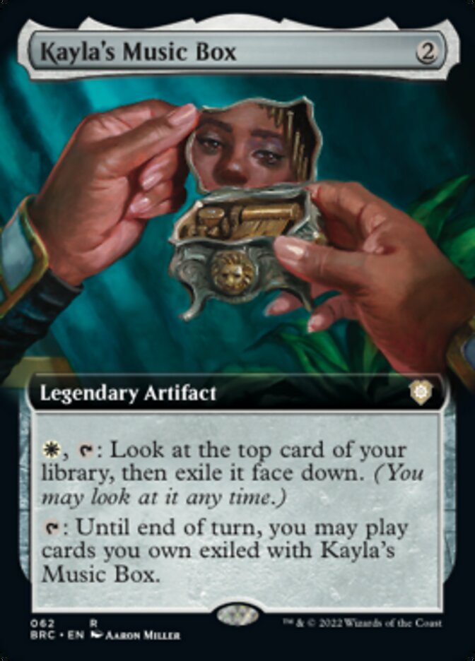 Kayla's Music Box (Extended Art) [The Brothers' War Commander] Magic: The Gathering