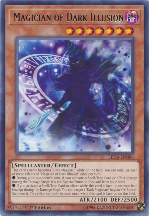 Magician of Dark Illusion [LED6-EN006] Rare Yu-Gi-Oh!
