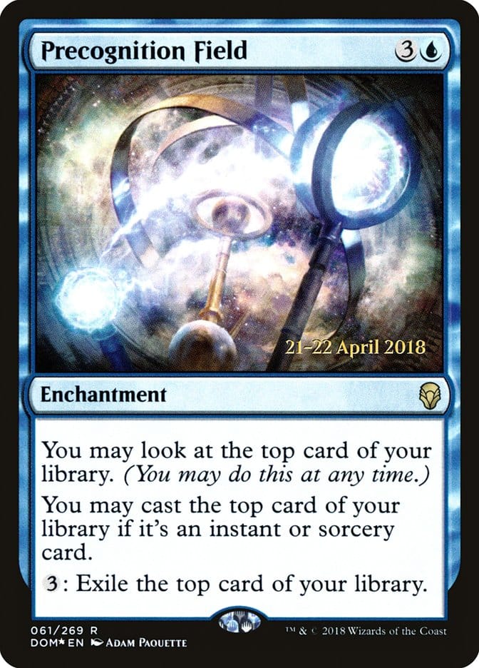 Precognition Field [Dominaria Prerelease Promos] Magic: The Gathering