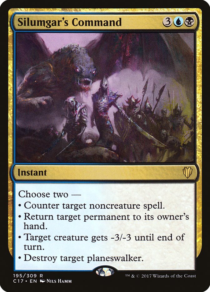 Silumgar's Command [Commander 2017] Magic: The Gathering