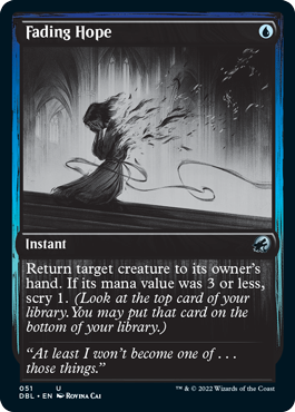 Fading Hope [Innistrad: Double Feature] Magic: The Gathering