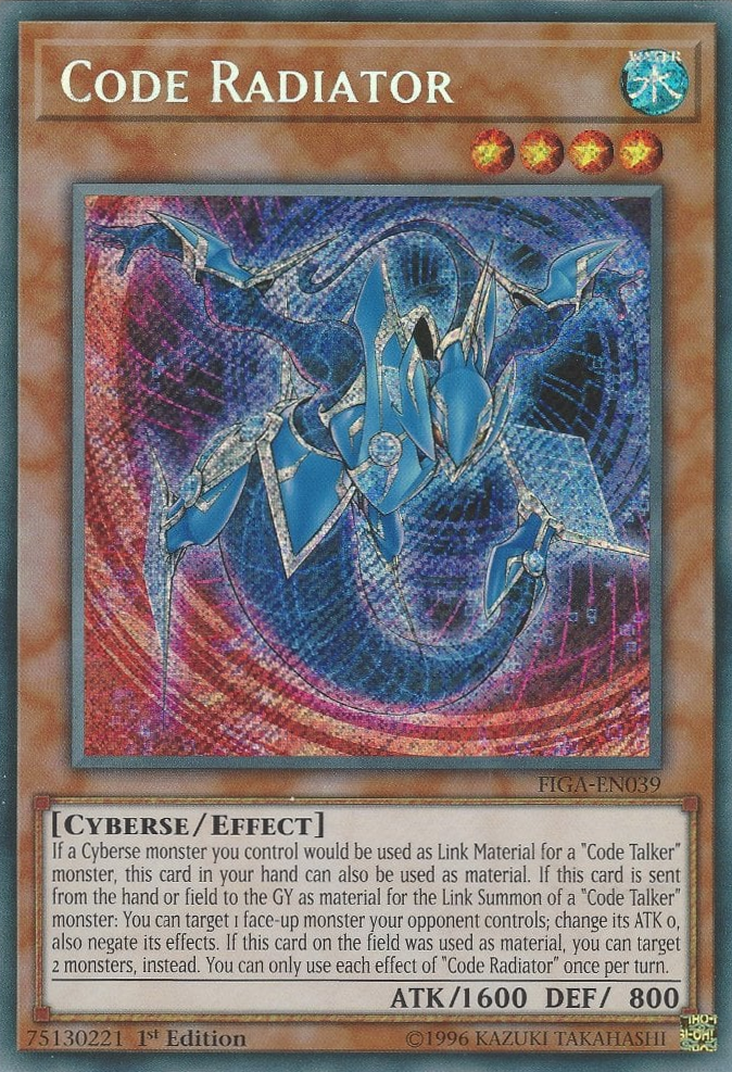 Code Radiator [FIGA-EN039] Secret Rare - Yugioh Cards For Your TCG Needs!