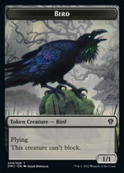 Soldier // Bird (006) Double-Sided Token [Dominaria United Tokens] Magic: The Gathering