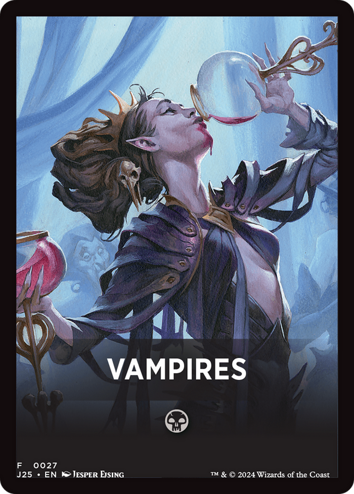 Vampires Theme Card [Foundations Jumpstart Front Cards] Magic: The Gathering