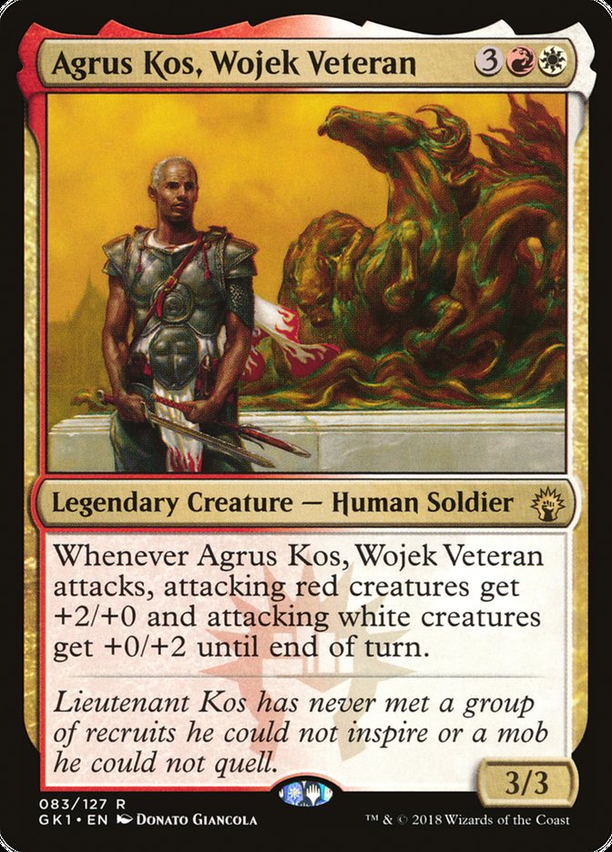 Agrus Kos, Wojek Veteran [Guilds of Ravnica Guild Kit] Magic: The Gathering