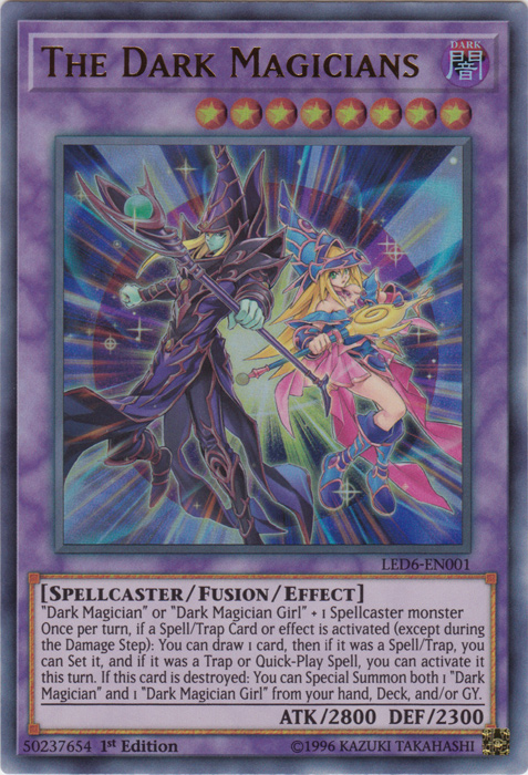 The Dark Magicians [LED6-EN001] Ultra Rare Yu-Gi-Oh!