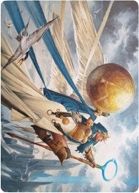 Linvala, Shield of Sea Gate Art Card [Zendikar Rising Art Series] Magic: The Gathering