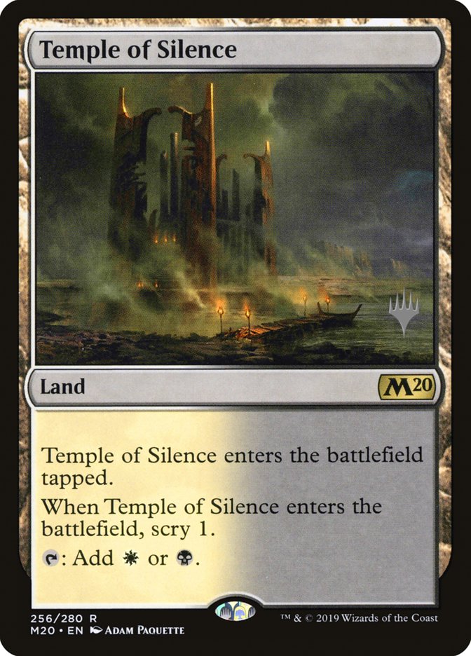 Temple of Silence (Promo Pack) [Core Set 2020 Promos] Magic: The Gathering