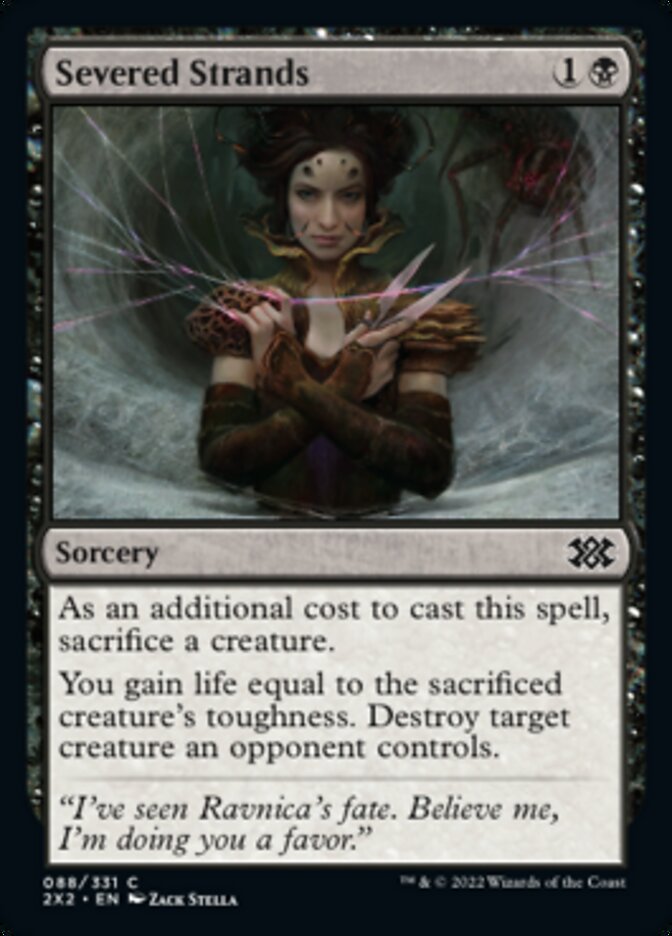Severed Strands [Double Masters 2022] Magic: The Gathering