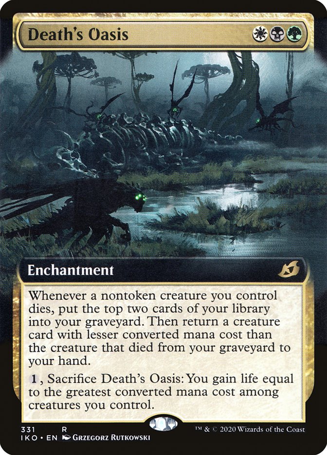 Death's Oasis (Extended Art) [Ikoria: Lair of Behemoths] Magic: The Gathering