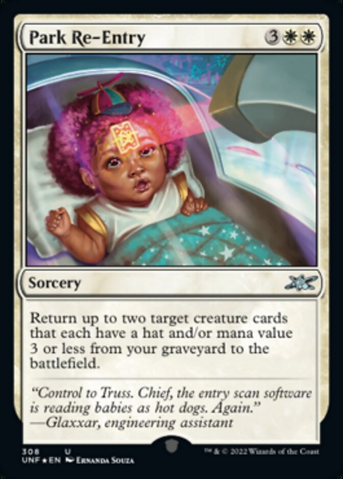 Park Re-Entry (Galaxy Foil) [Unfinity] Magic: The Gathering