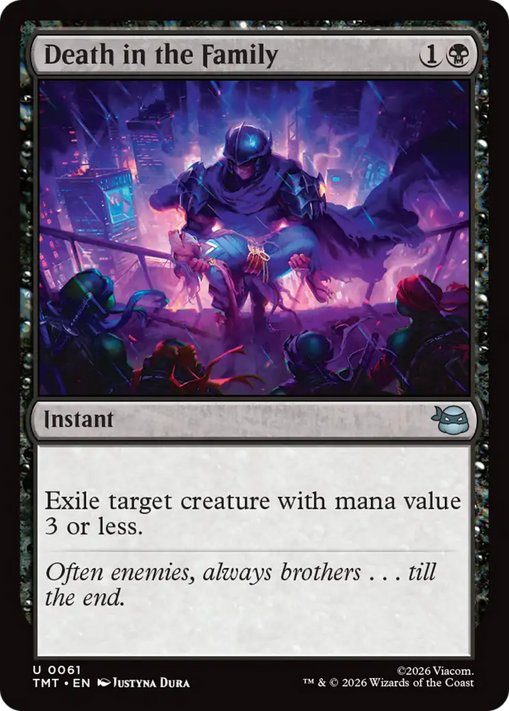 Death in the Family [Teenage Mutant Ninja Turtles] Magic: The Gathering