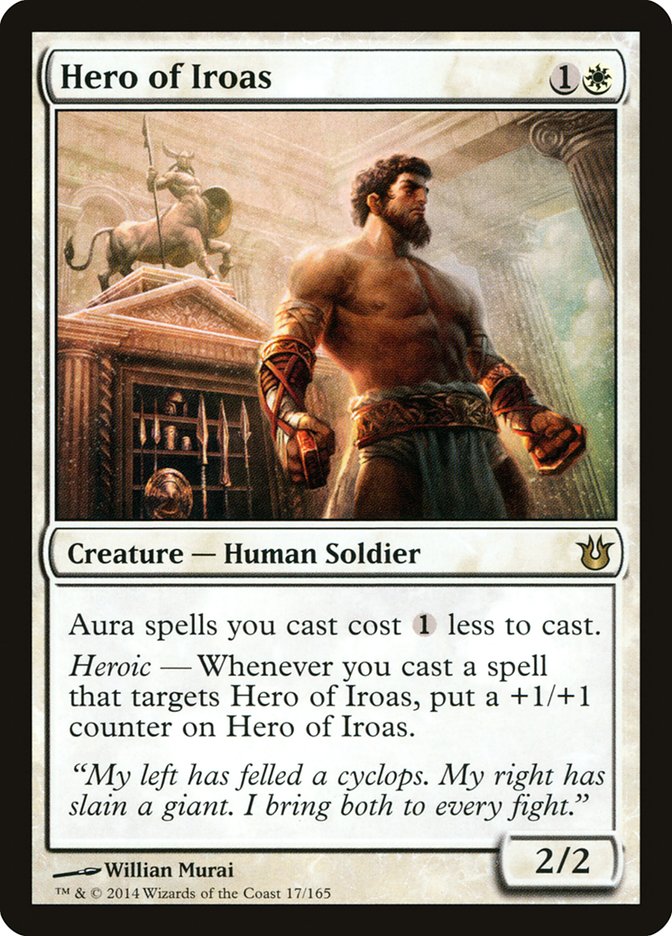Hero of Iroas [Born of the Gods] Magic: The Gathering