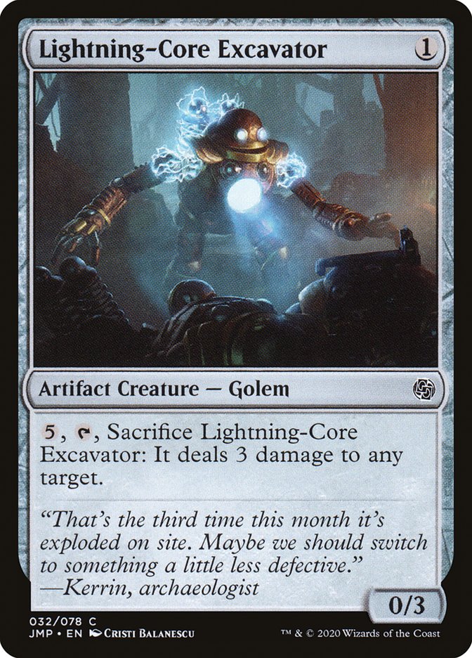 Lightning-Core Excavator [Jumpstart] Magic: The Gathering