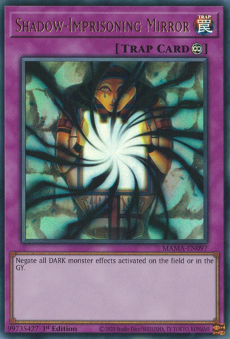 Shadow-Imprisoning Mirror [MAMA-EN097] Ultra Rare - Yugioh Cards For Your TCG Needs!