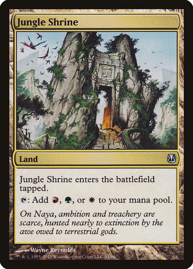 Jungle Shrine [Duel Decks: Ajani vs. Nicol Bolas] Magic: The Gathering