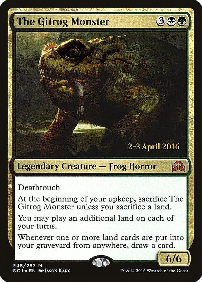 The Gitrog Monster [Shadows over Innistrad Prerelease Promos] Magic: The Gathering