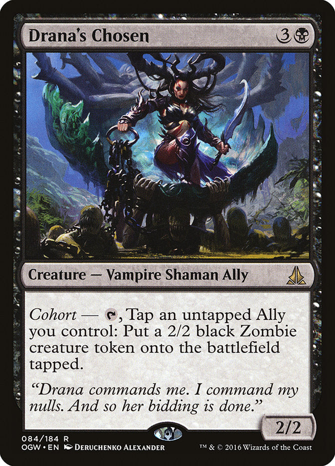 Drana's Chosen [Oath of the Gatewatch] Magic: The Gathering