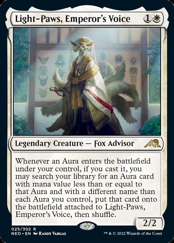 Light-Paws, Emperor's Voice [Kamigawa: Neon Dynasty] Magic: The Gathering