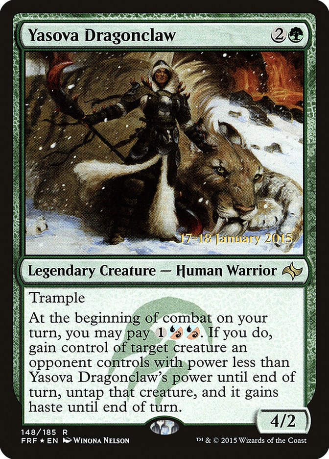 Yasova Dragonclaw [Fate Reforged Prerelease Promos] Magic: The Gathering