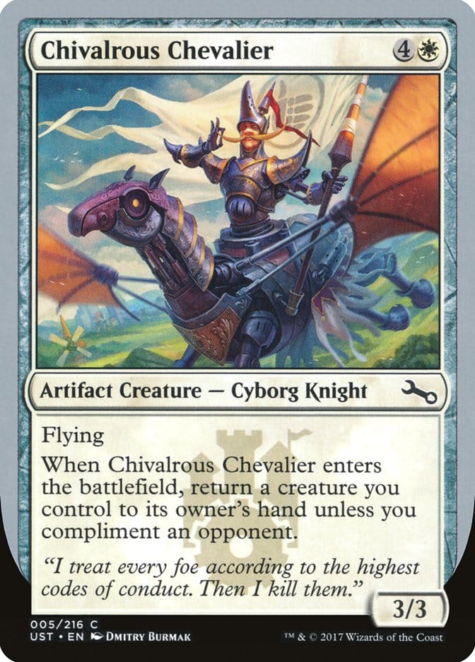 Chivalrous Chevalier [Unstable] Magic: The Gathering