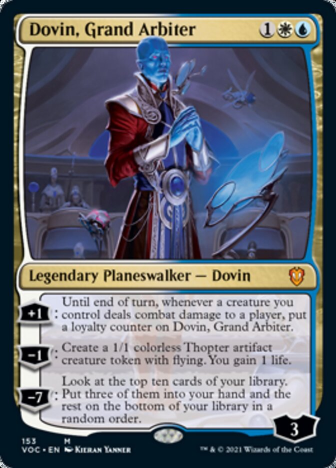 Dovin, Grand Arbiter [Innistrad: Crimson Vow Commander] Magic: The Gathering