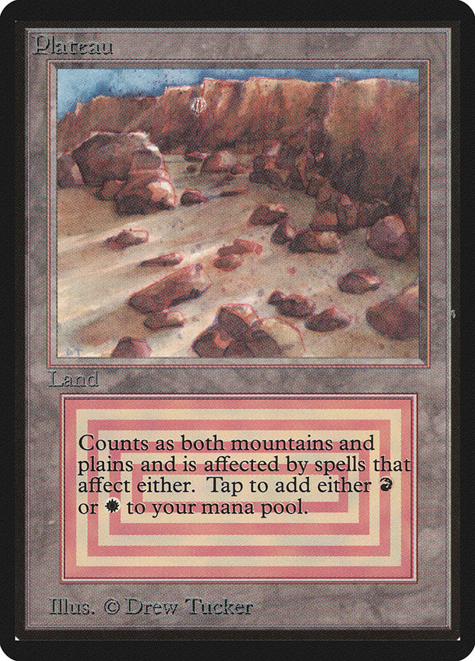 Plateau [Beta Edition] Magic: The Gathering