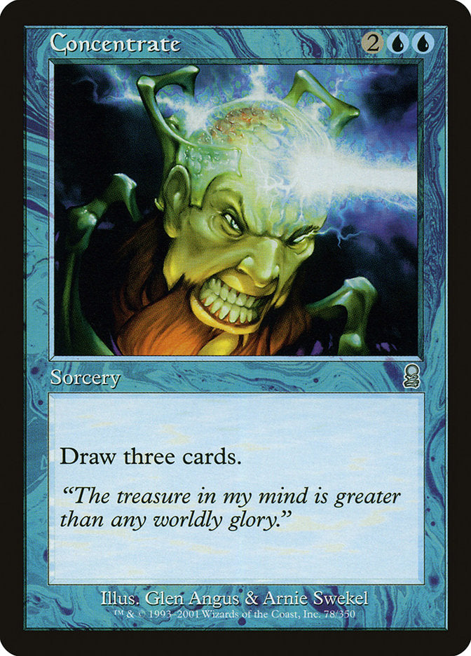 Concentrate [Odyssey] Magic: The Gathering